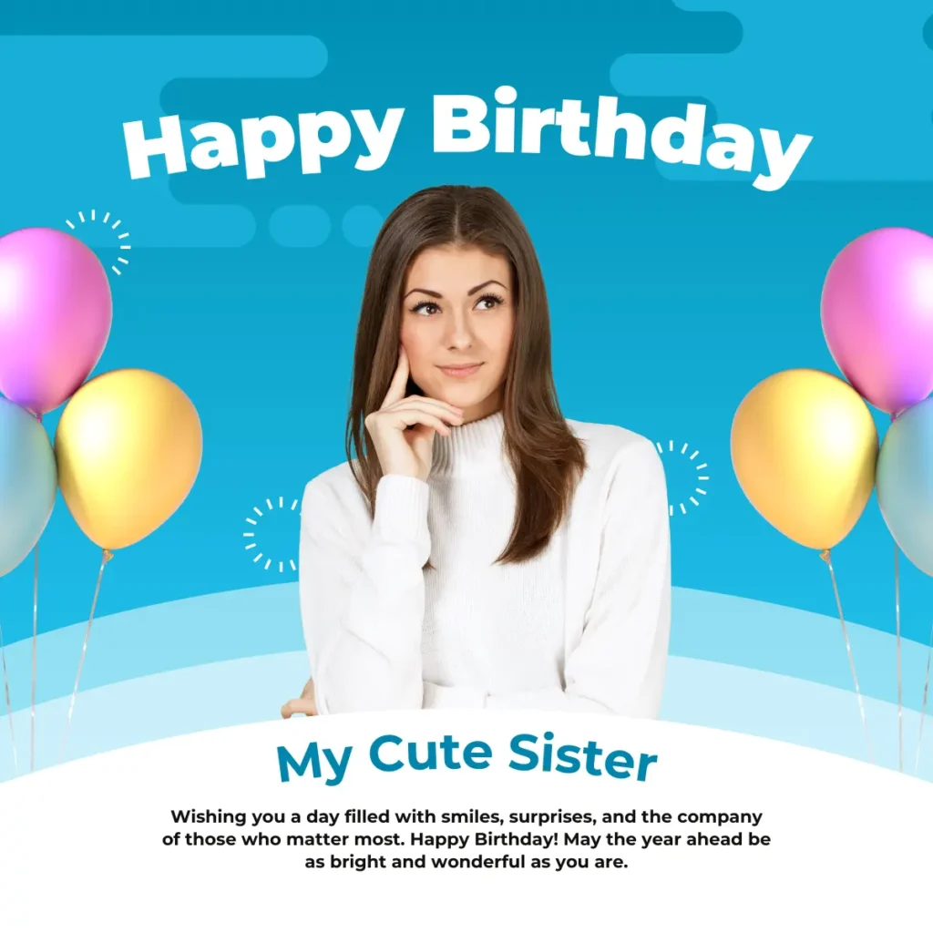 Happy Birthday My Sister Images