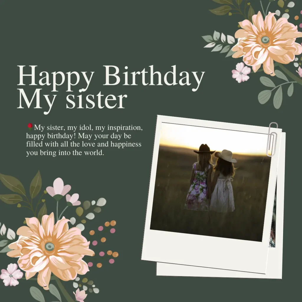 Heart Touching Birthday Wishes For Sister