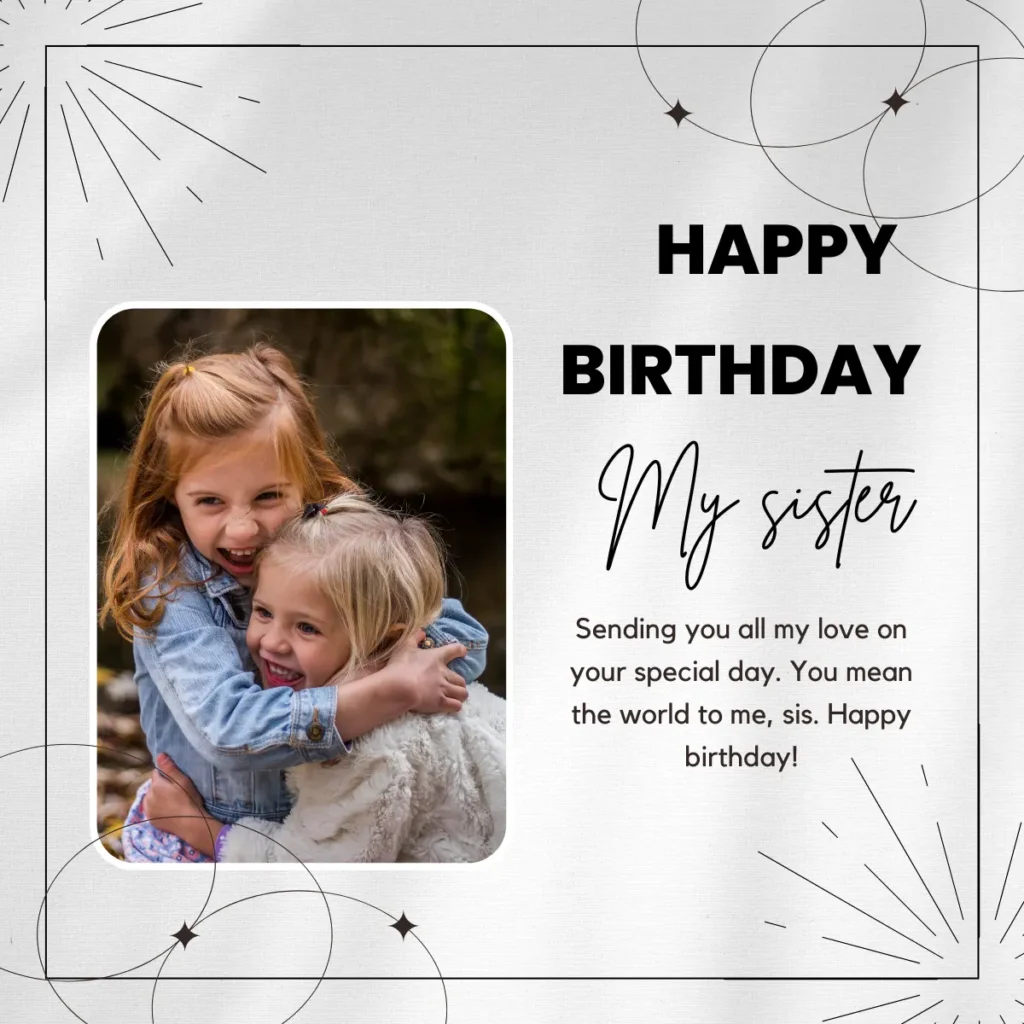 Blessing Birthday Wishes For Sister With Images